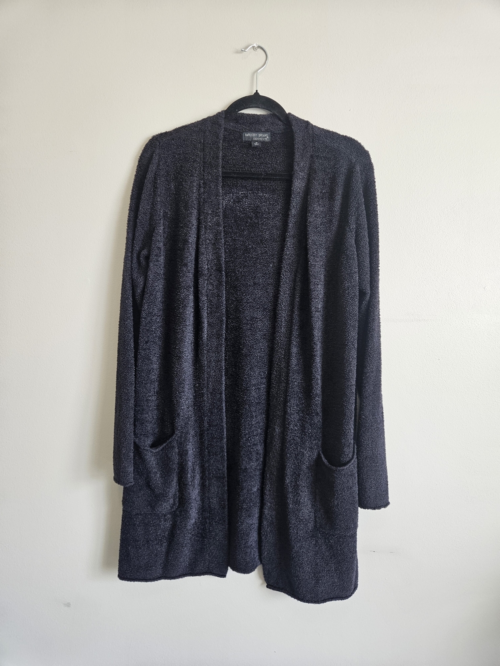Barefoot Dreams CozyChic Lite Long Cardigan Black Size M